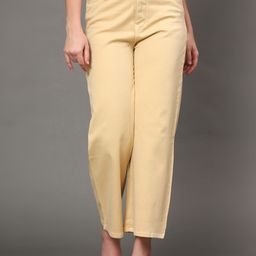 AngelFab Women High-Rise Clean Look Cotton Relaxed Fit Jeans-image-79