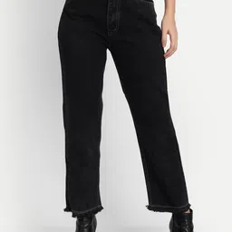 AngelFab Women Jean Straight Fit High-Rise Cotton Jeans-picture-8