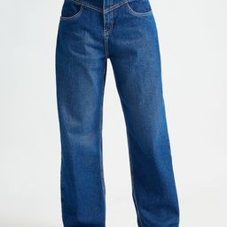 FREAKINS Blue Women Straight Fit High-Rise Light Fade Pure Cotton Jeans-image-5