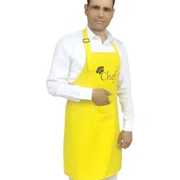SWITCHON Yellow & Black Chef Printed Aprons-picture-32