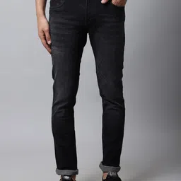 Cantabil Men Black Light Fade Jeans-image-87