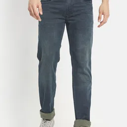 Octave Men Grey Regular Fit Cotton Mid-Rise Jeans-image-9