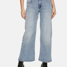 ISU Women Relaxed Fit High-Rise Heavy Fade Jeans-image-30