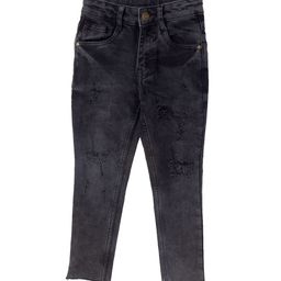 Cub McPaws Boys Grey Slim Fit Highly Distressed Light Fade Stretchable Jeans-image-55
