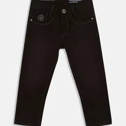 Octave Boys Black Dark Shade Mid-Rise Cotton Jeans-image-28