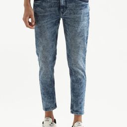 WROGN Men Skinny Fit Heavy Fade Mid-Rise Cotton Jeans-picture-32
