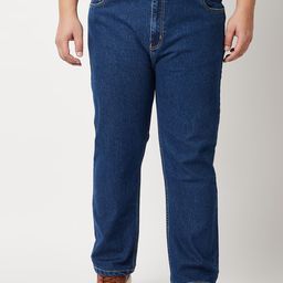 ZUSH Men Plus Size Navy Blue Stretchable Cotton Jeans-image-33