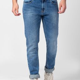 SPYKAR Men Low-Rise Heavy Fade Stretchable Cotton Jeans-image-70