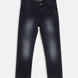 Octave Boys Black Light Fade Mid-Rise Cotton Jeans-picture-26
