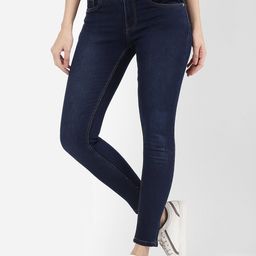 R&B Women Blue Skinny Fit Jeans-picture-43