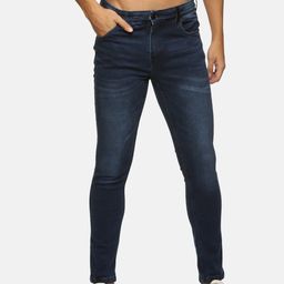 KULTPRIT Men Blue Skin Tight Skinny Fit Light Fade Stretchable Jeans-image-20