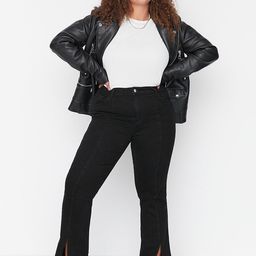 Trendyol Women Black Bootcut Jeans-image-46