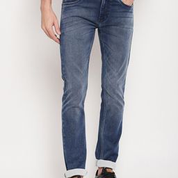 Duke Men Blue Slim Fit Heavy Fade Stretchable Jeans-image-10