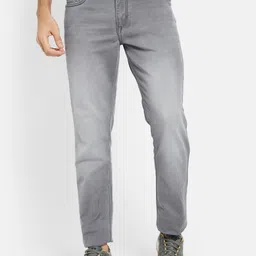 Octave Men Mid-Rise Clean Look Cotton Jeans-image-76