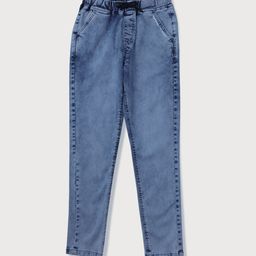 Gini and Jony Boys Blue Solid Cotton Regular Fit Jeans-image-40