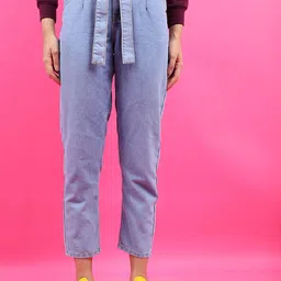 Tokyo Talkies Women Blue Low Distress Jeans-image-61