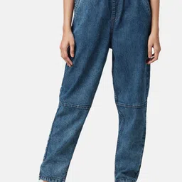 YU by Pantaloons Women Blue Light Fade Cotton Jeans-picture-20