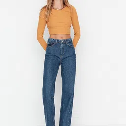 Trendyol Women Blue Light Fade Jeans-picture-25