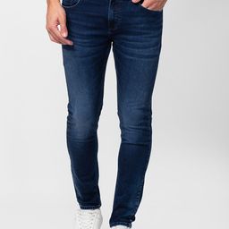 SPYKAR Men Blue Slim Fit Low-Rise Light Fade Stretchable Cotton Jeans-image-12