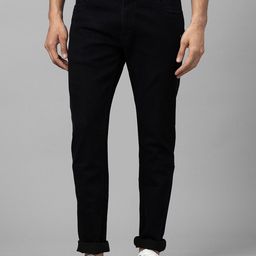 Globus Men Black Tapered Fit Stretchable Cotton Jeans-image-74