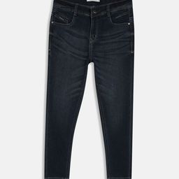 Octave Boys Blue Light Fade Mid-Rise Cotton Jeans-picture-30