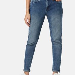 YU by Pantaloons Women Slim Fit Heavy Fade Cotton Jeans-image-93
