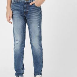 Jack & Jones Junior Boys Blue Slim Fit Mildly Distressed Heavy Fade Jeans-picture-28