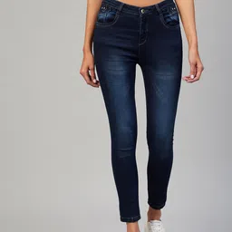 Orchid Blues Women Blue High-Rise Light Fade Jeans-image-80