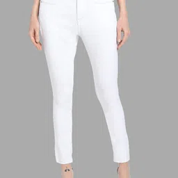 LIVE OK Women White Skinny Fit High-Rise Stretchable Cotton Jeans-picture-39