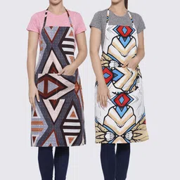 Arrabi Multicoloured Pack of 2 Printed Aprons-37