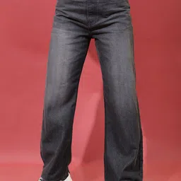 Tokyo Talkies Women Grey Light Fade Dad Fit Jeans-image-37