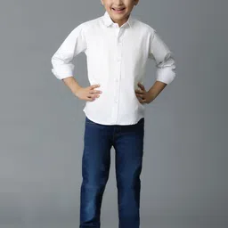 TALES & STORIES Boys Blue Slim Fit Mid-Rise Clean Look Denim Jeans-25