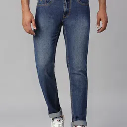 HJ HASASI Men Cotton Slim Fit Stretchable Jeans-picture-10
