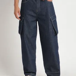 Bene Kleed Men Cargo Baggy Denim-image-66