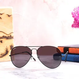 HASHTAG EYEWEAR Unisex Aviator Sunglasses with Polarised Lens-24