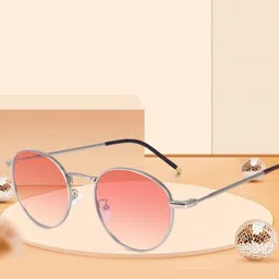 RICH CLUB Unisex Round Sunglasses with Polarised Lens-33