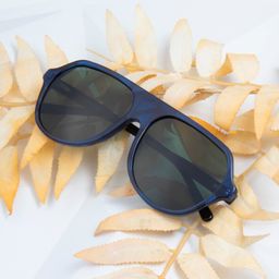 Ted Smith Unisex Aviator Sunglasses with Polarised Lens-GRANDPRIX 1_C4-23