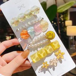 SYGA Set of 6 Beaded Bobby Pins-28