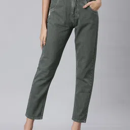 SHOWOFF Women Jean High Rise Clean Look Acid Wash Jeans-image-40