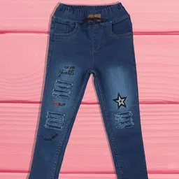 F2M Boys Low Distress Acid Wash Jeans-picture-27