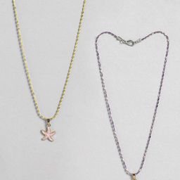 EL REGALO Girls Set Of 2 Necklace-99