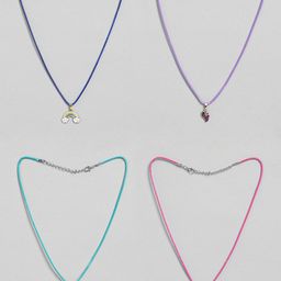 EL REGALO Girls Set Of 4 Stone-Studded Necklace-52