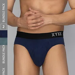 XYXX Men Solid Pack of 2 Combed Cotton Pace Brief-picture-46