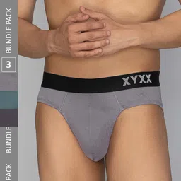XYXX Men Pack of 3 Combed Cotton Pace Brief-XYBRF3PCKN880-image-53
