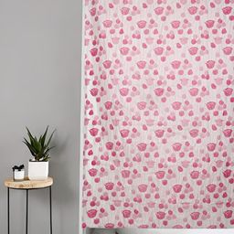 CASA-NEST Floral Printed Tulip Shower Curtain-24