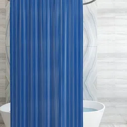 TANLOOMS Blue Waterproof Shower Curtain-image-12