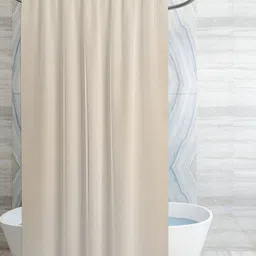 TANLOOMS Cream Waterproof Shower Curtain-image-14