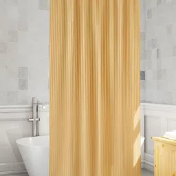 TANLOOMS Beige Waterproof Shower Curtain-17