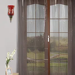 CASA-NEST Transparent Water Proof Long Door Curtain-image-60