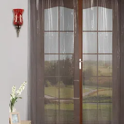 CASA-NEST Transparent Water Proof Long Door Curtain-image-63